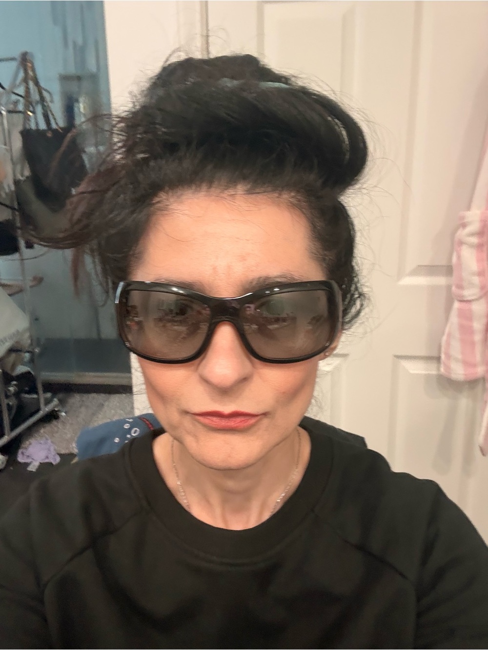 CHANEL Brown Black Tortoiseshell CC Logo Wrap Sunglasses - Picture 9 of 13